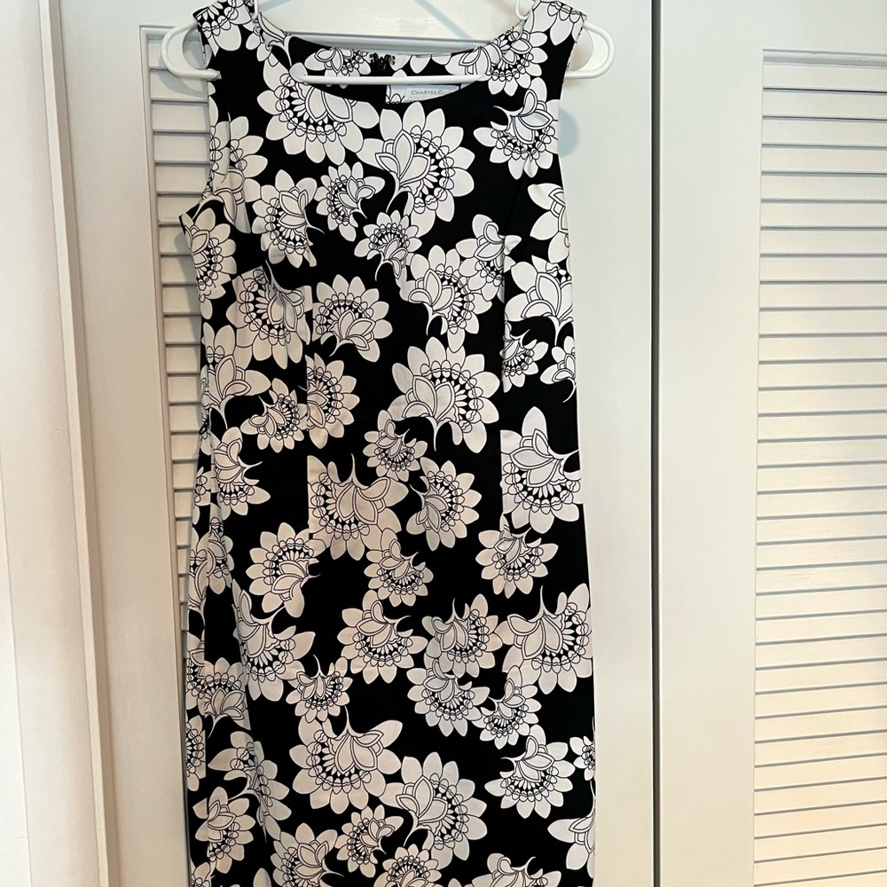 Charter Club Black/White Dress
